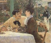 Edouard Manet In the Garden Restaurant of Pere Lathuille oil painting picture wholesale